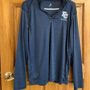 Navy Long Sleeve Pullover with FC Alumni Logo